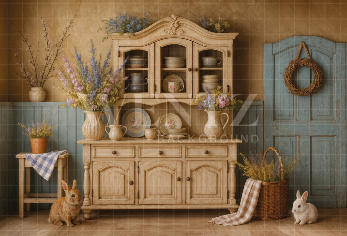 Fundo Fotográfico em Tecido Páscoa / Backdrop 8044