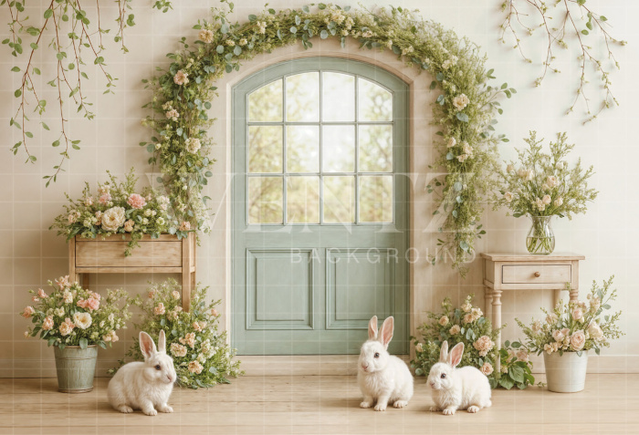 Fundo Fotográfico em Tecido Páscoa / Backdrop 8073