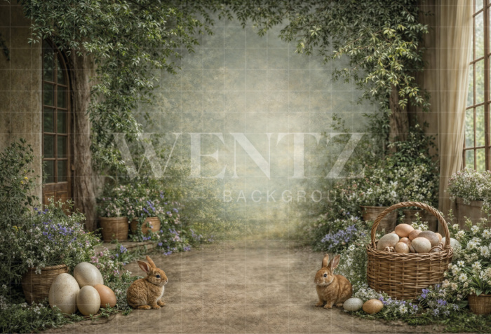 Fundo Fotográfico em Tecido Páscoa / Backdrop 8075
