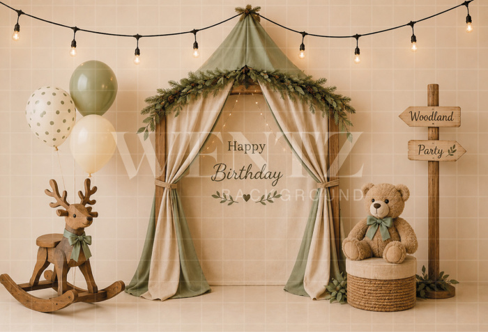 Fundo Fotográfico em Tecido Smash The Cake / Backdrop 8673