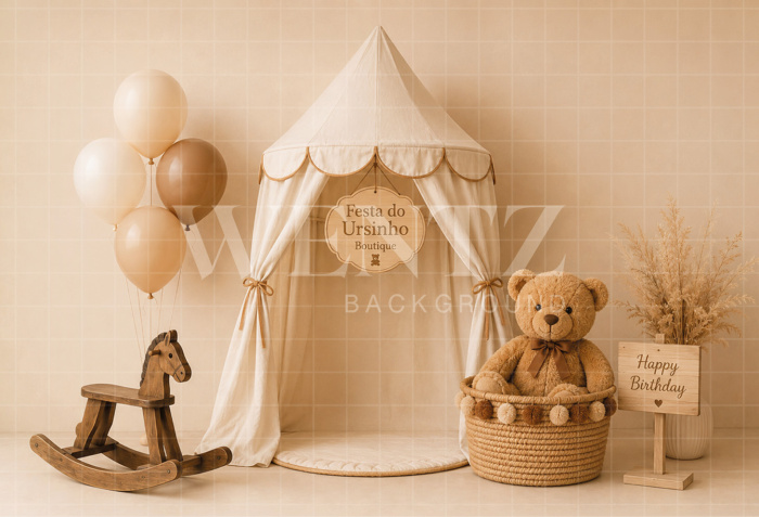 Fundo Fotográfico em Tecido Smash The Cake / Backdrop 8679