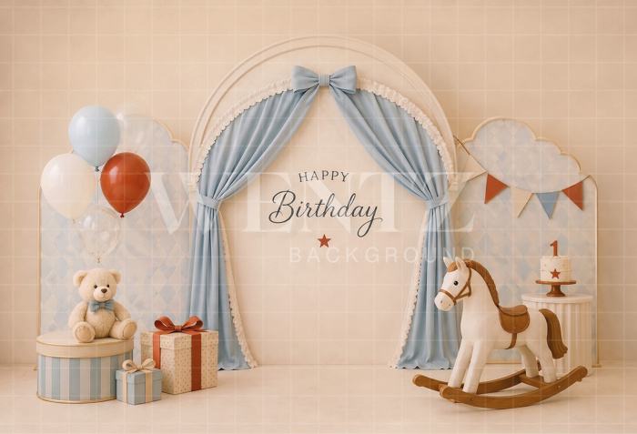 Fundo Fotográfico em Tecido Smash The Cake / Backdrop 8754