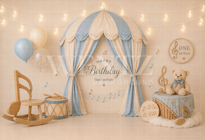 Fundo Fotográfico em Tecido Smash The Cake / Backdrop 8766