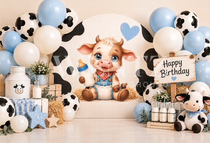 Fundo Fotográfico em Tecido Smash The Cake / Backdrop 8928