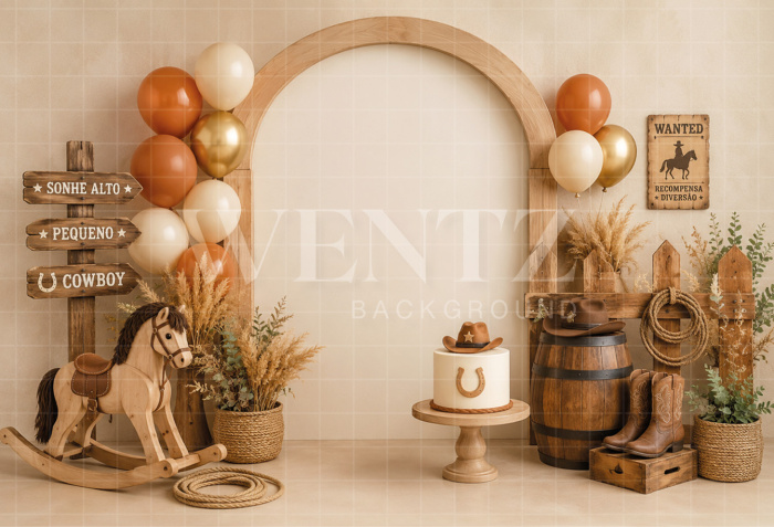 Fundo Fotográfico em Tecido Smash The Cake Country / Backdrop 8701