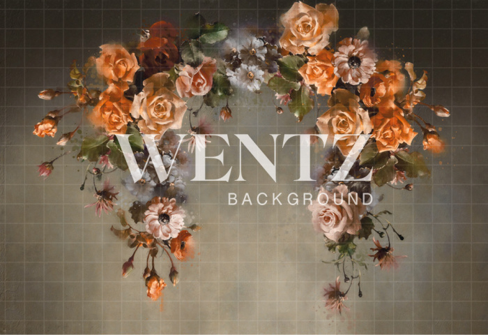 Fundo Fotográfico em Tecido Flores Fine Art / Backdrop CW70