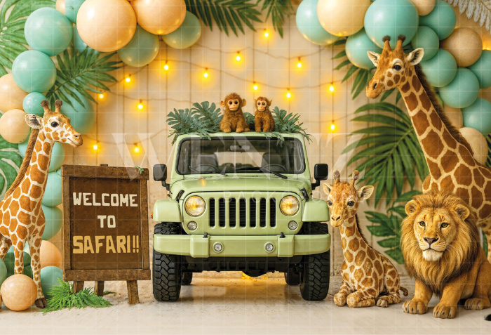 Fundo Fotográfico em Tecido Safári / Backdrop 7197