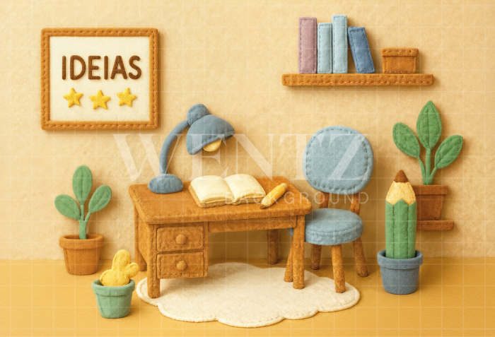 Fundo Fotográfico em Tecido Escritório / Backdrop 7206