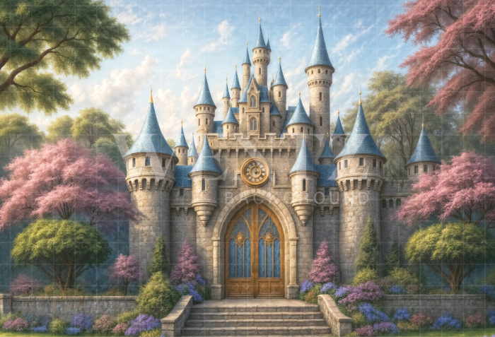 Fundo Fotográfico em Tecido Castelo / Backdrop 7094