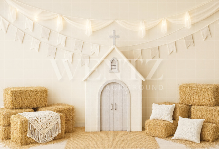 Fundo Fotografico em Tecido Cenario Festa Junina / Backdrop 7038