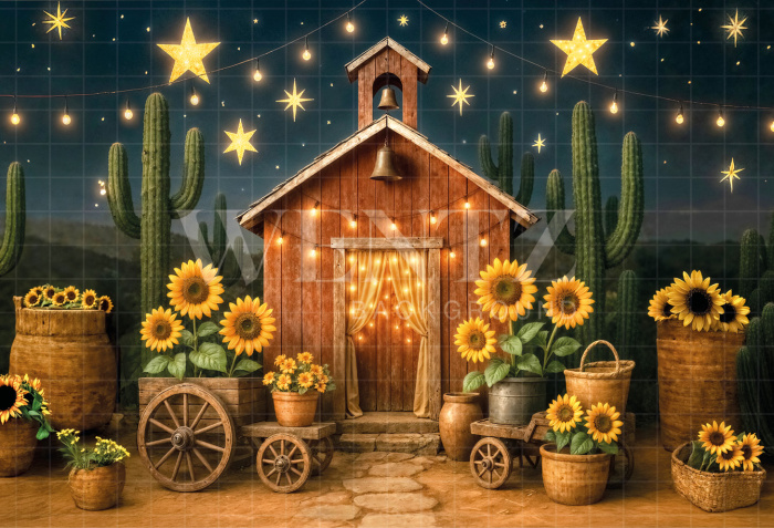 Fundo Fotográfico em Tecido Cenário Festa Junina / Backdrop 6964 