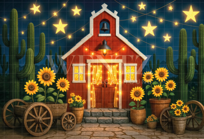 Fundo Fotográfico em Tecido Igreja de São João / Backdrop 6962