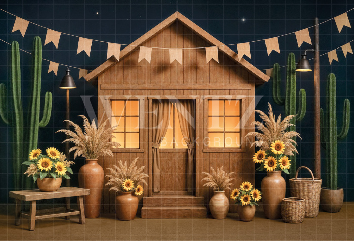 Fundo Fotográfico em Tecido Cenário Festa Junina / Backdrop 6990