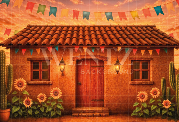 Fundo Fotográfico em Tecido Cenário Festa Junina / Backdrop 6994