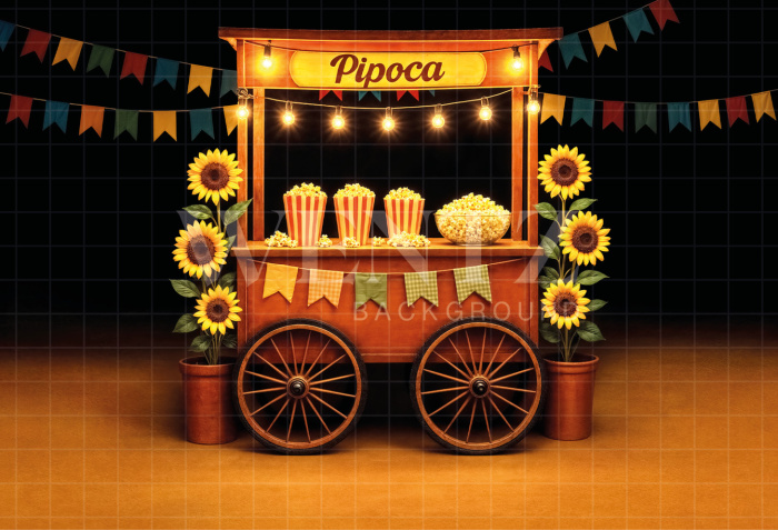 Fundo Fotográfico em Tecido Cenário Festa Junina / Backdrop 7015