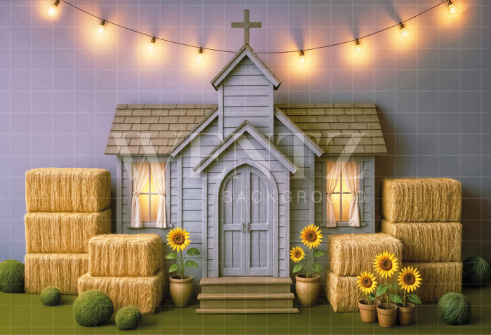 Fundo Fotográfico em Tecido Cenário Festa Junina / Backdrop 7014