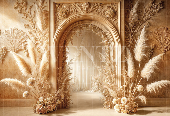 Fundo Fotográfico em Tecido Dia das Mães Arco / Backdrop 6837