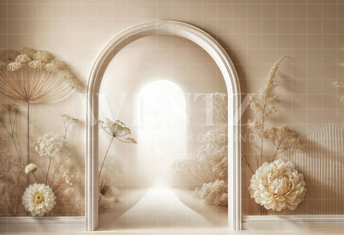 Fundo Fotográfico em Tecido Dia das Mães Arco / Backdrop 6847