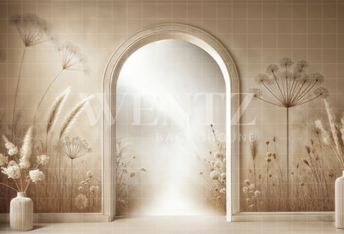 Fundo Fotográfico em Tecido Dia das Mães Arco / Backdrop 6848