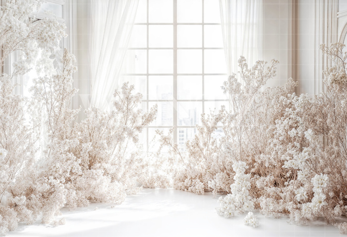 Fundo Fotográfico em Tecido Dia das Mães Floral / Backdrop 6866