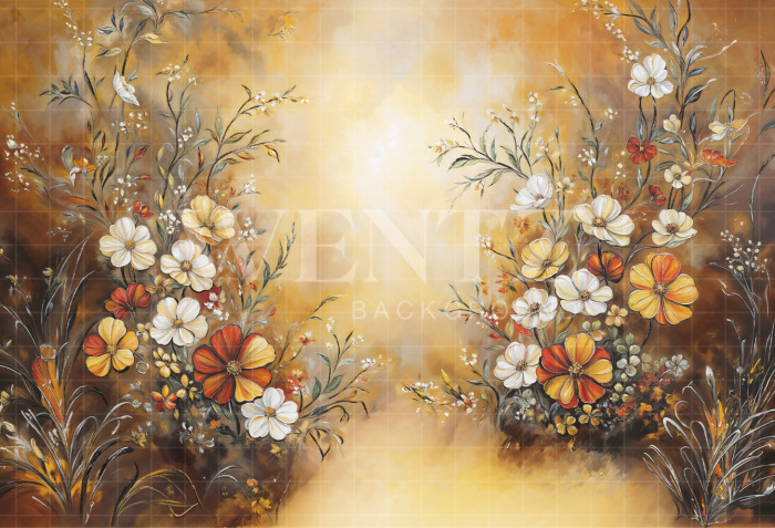 Fundo Fotográfico em Tecido Dia das Mães Floral / Backdrop 6862