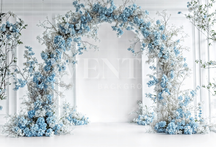 Fundo Fotográfico em Tecido Dia das Mães Arco Floral / Backdrop 6893