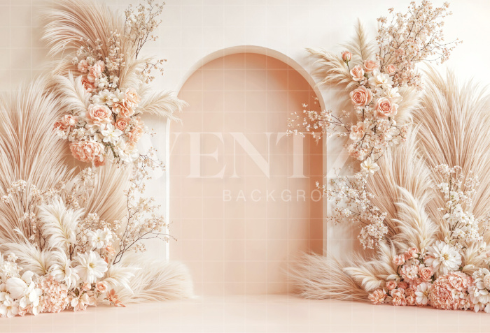 Fundo Fotográfico em Tecido Dia das Mães Arco / Backdrop 6894