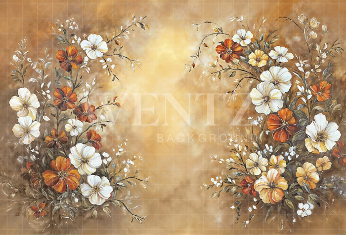 Fundo Fotográfico em Tecido Dia das Mães Floral / Backdrop 6911