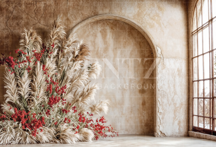 Fundo Fotográfico em Tecido Dia das Mães Arco / Backdrop 6937