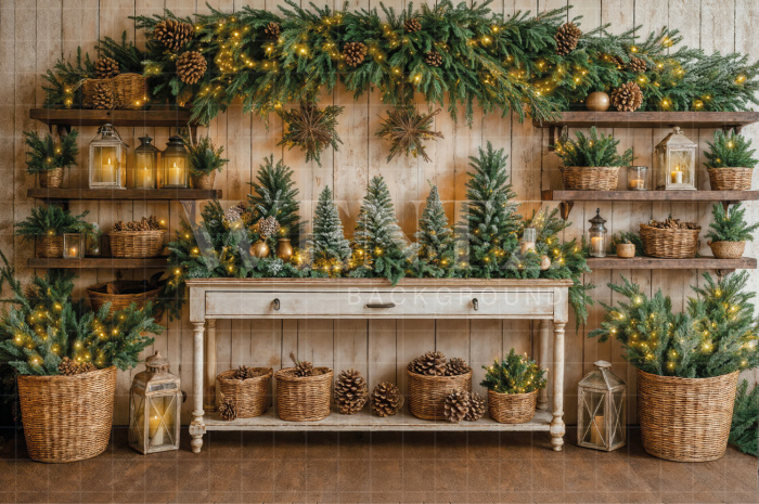 Fundo Fotográfico em Tecido Natal / Backdrop 7402