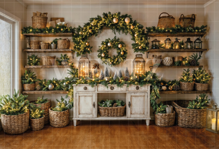 Fundo Fotográfico em Tecido Natal / Backdrop 7409