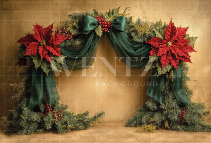 Fundo Fotográfico em Tecido Natal / Backdrop 7425