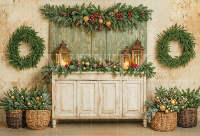 Fundo Fotográfico em Tecido Natal / Backdrop 7422