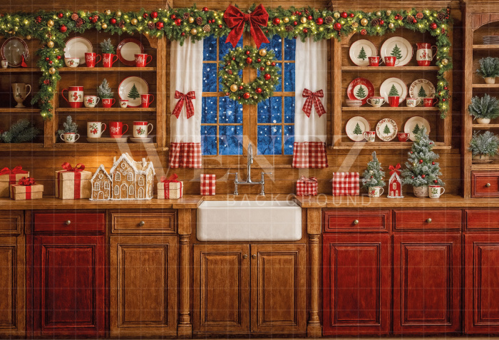 Fundo Fotográfico em Tecido Natal / Backdrop 7475