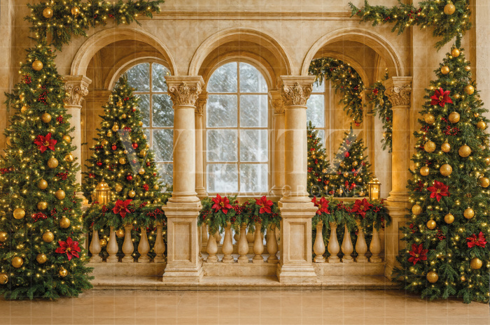 Fundo Fotográfico em Tecido Natal / Backdrop 7510