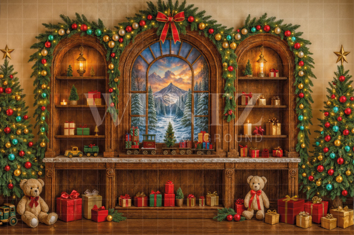 Fundo Fotográfico em Tecido Natal / Backdrop 7536