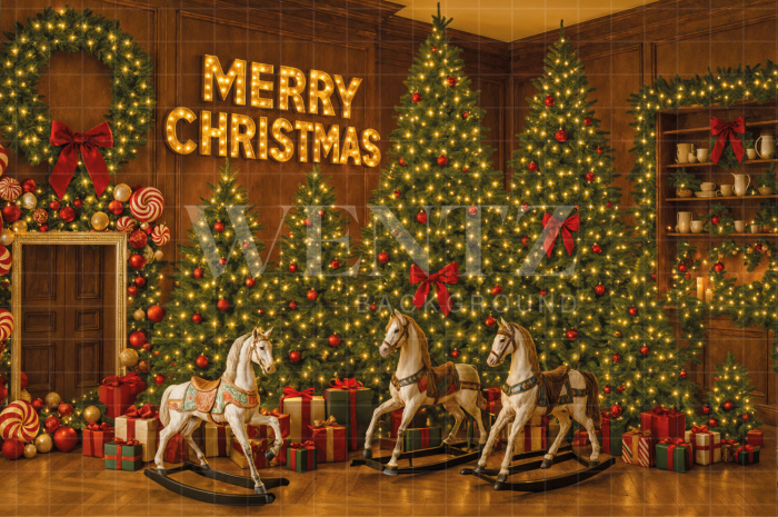 Fundo Fotográfico em Tecido Natal / Backdrop 7548