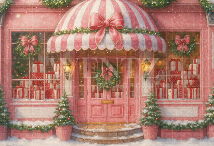 Fundo Fotográfico em Tecido Natal / Backdrop 7383