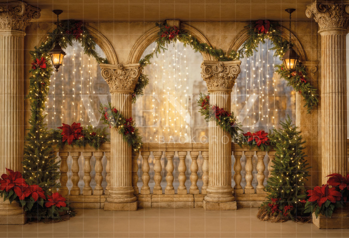 Fundo Fotográfico em Tecido Natal / Backdrop 7394