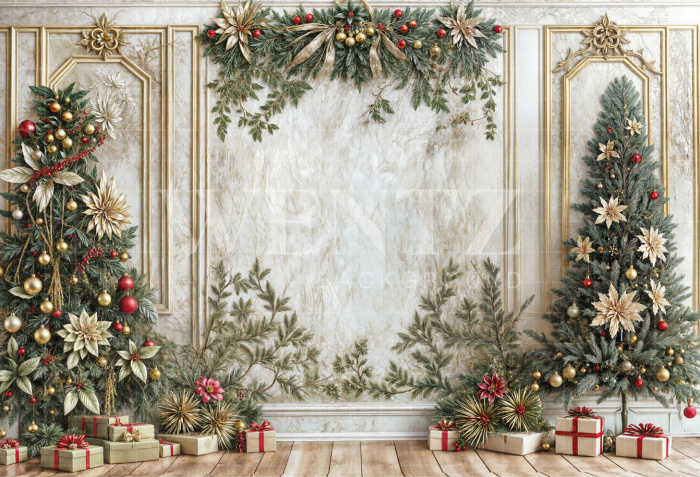 Fundo Fotográfico em Tecido Natal / Backdrop 6304