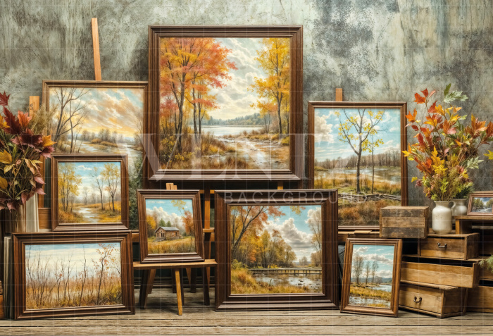 Fundo Fotografico em Tecido Outono / Backdrop 7023