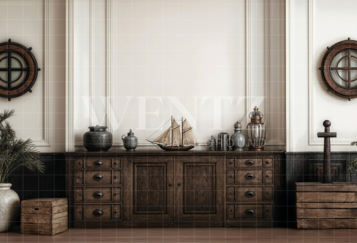 Fundo Fotográfico em Tecido Sala Dia dos Pais / Backdrop 7317