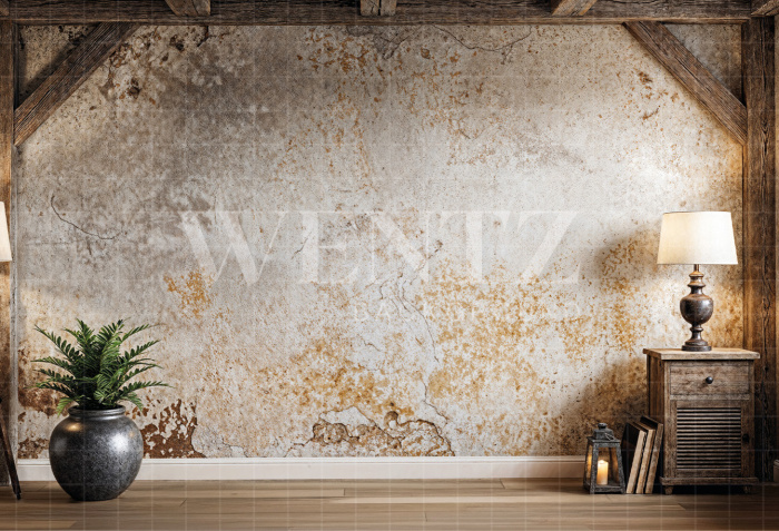 Fundo Fotográfico em Tecido Parede Rustica Dia dos Pais / Backdrop 7259