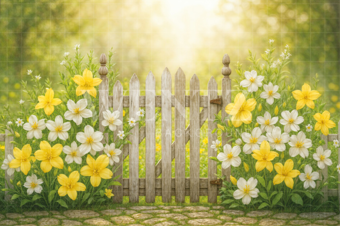 Fundo Fotográfico em Tecido Páscoa / Backdrop 7945