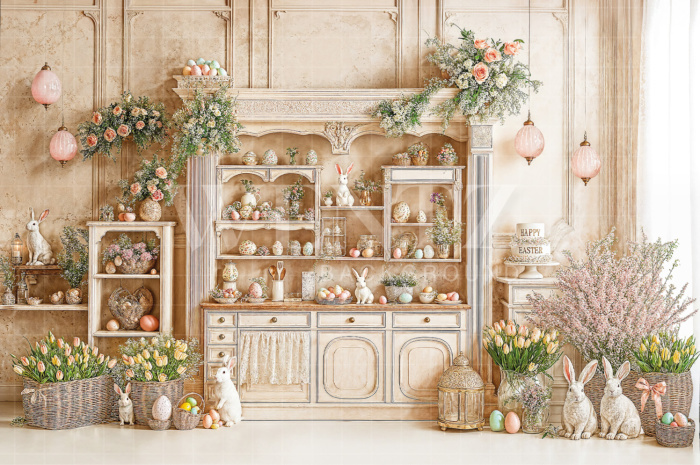 Fundo Fotográfico em Tecido Páscoa / Backdrop 7992