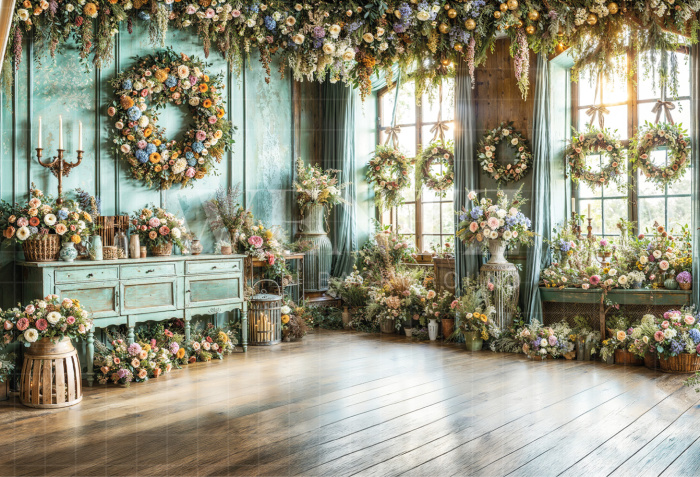 Fundo Fotográfico em Tecido Páscoa / Backdrop 6662