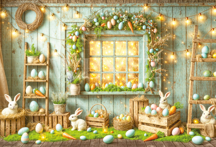Fundo Fotográfico em Tecido Páscoa / Backdrop 6690