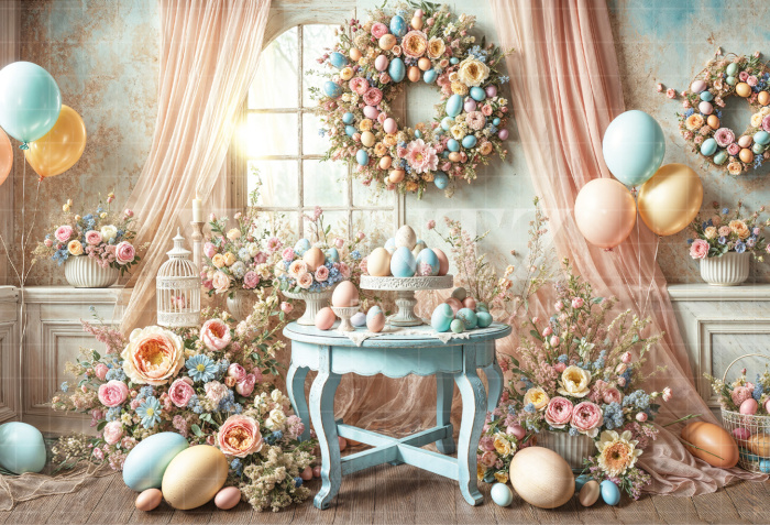 Fundo Fotográfico em Tecido Páscoa / Backdrop 6699