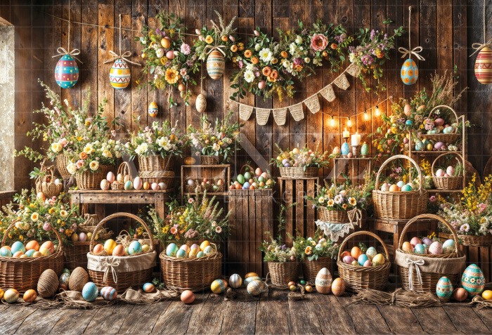 Fundo Fotográfico em Tecido Páscoa / Backdrop 6701