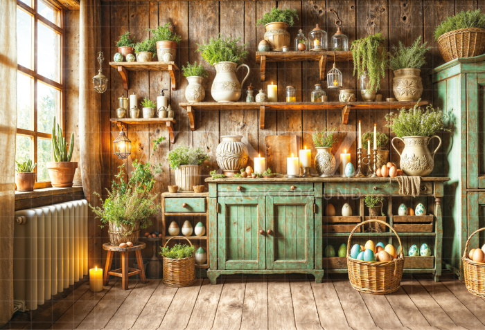 Fundo Fotográfico em Tecido Páscoa / Backdrop 6703